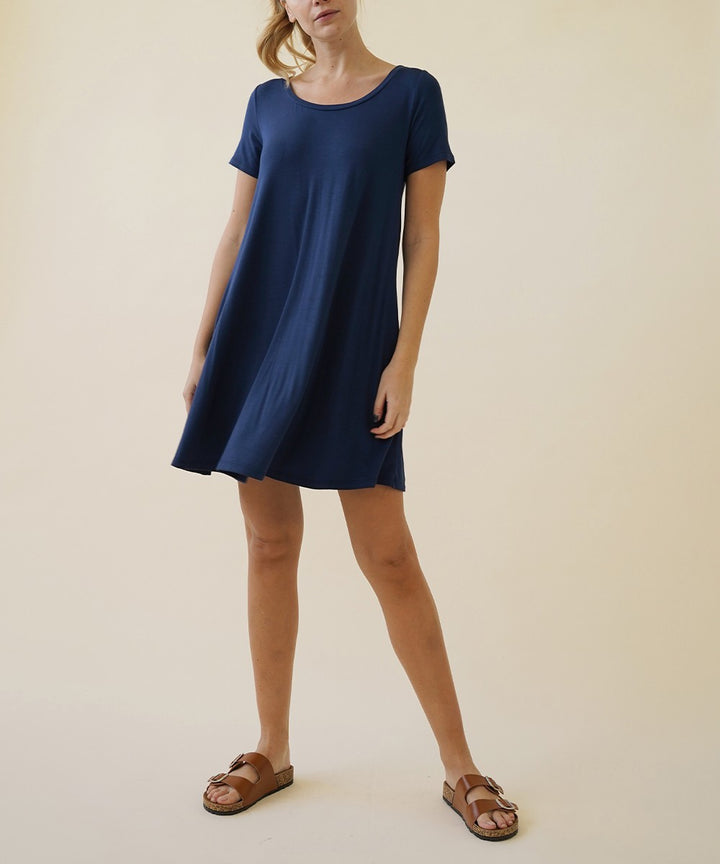 Bamboo Classic Short Slv Dress
