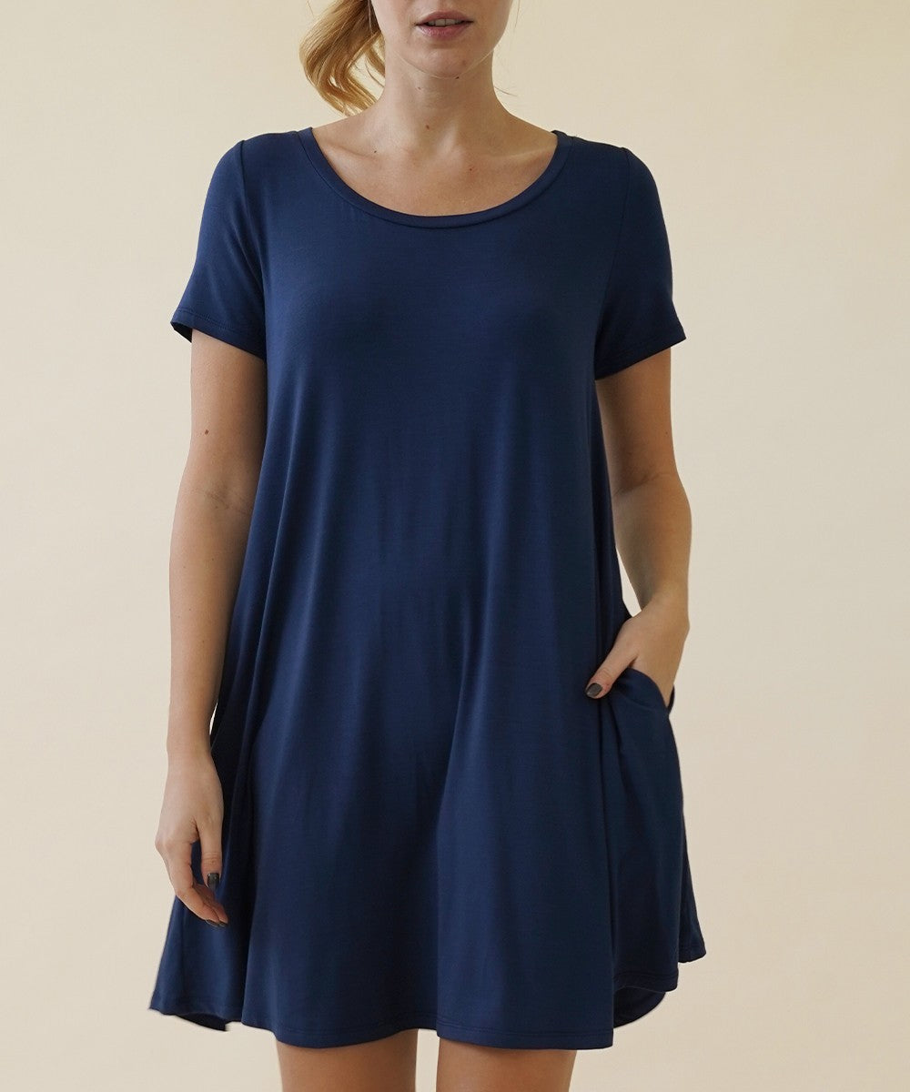 Bamboo Classic Short Slv Dress