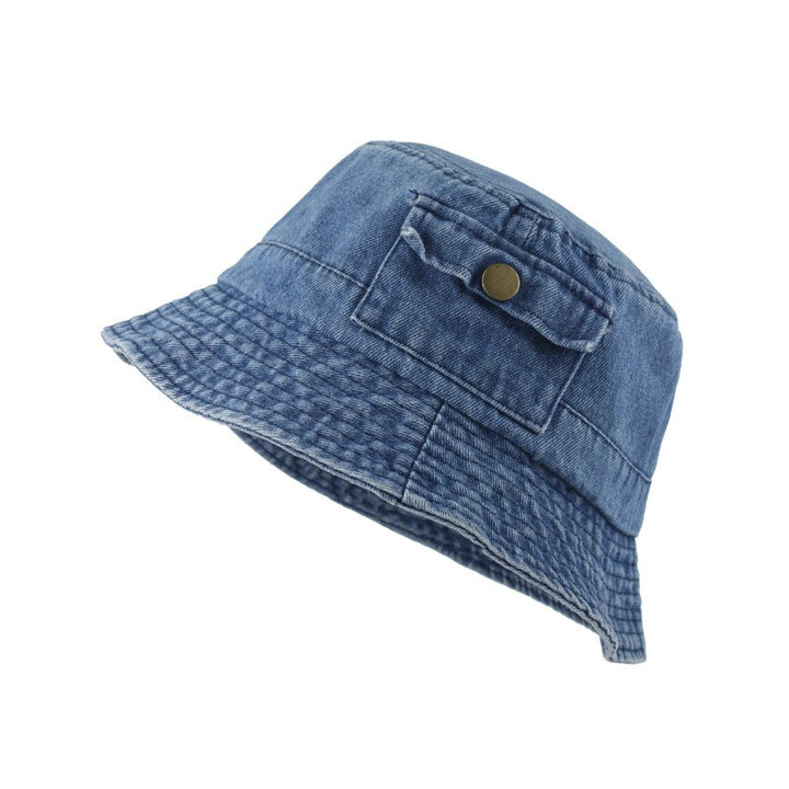 Dk Denim Pocket Accent Denim Bucket Hat