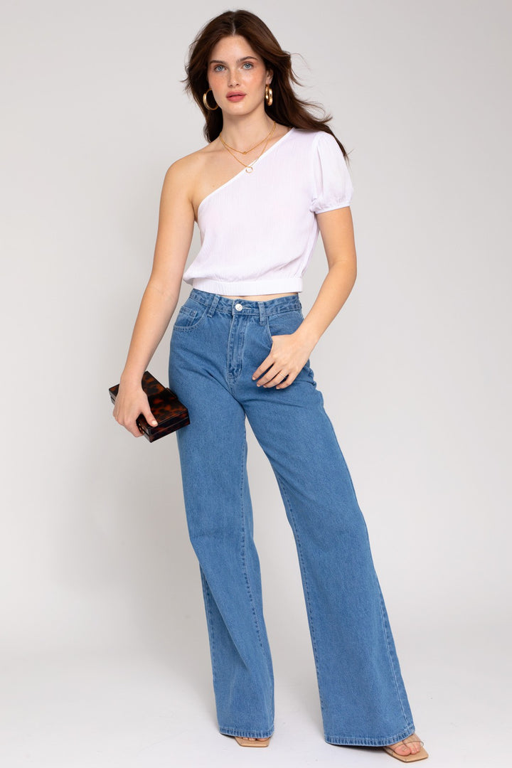 S S One Shoulder Top