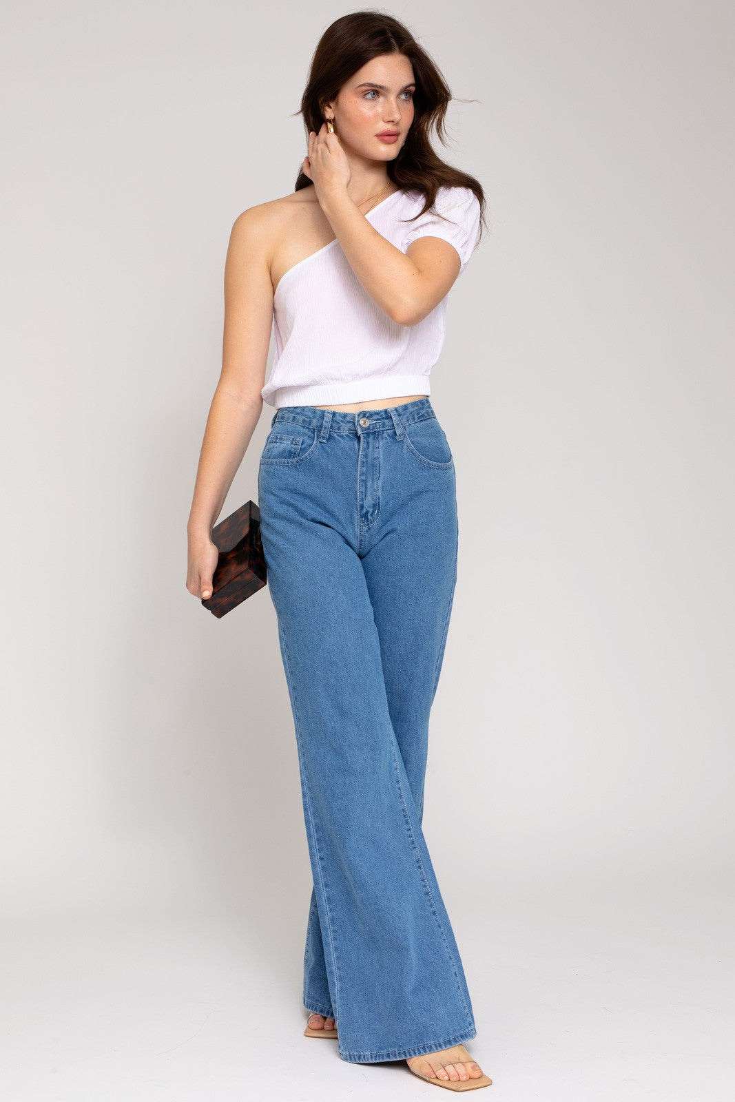 S S One Shoulder Top