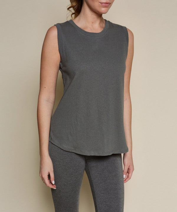 BANANA Recycled Cotton Muscle Tank