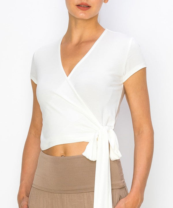 Bamboo Wrap Crop Cam Slv 1