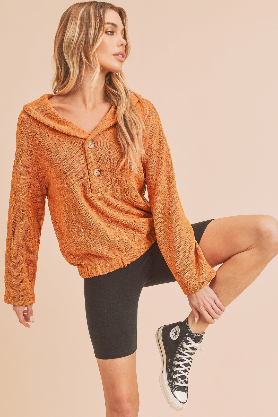 Orange Hanna Pullover