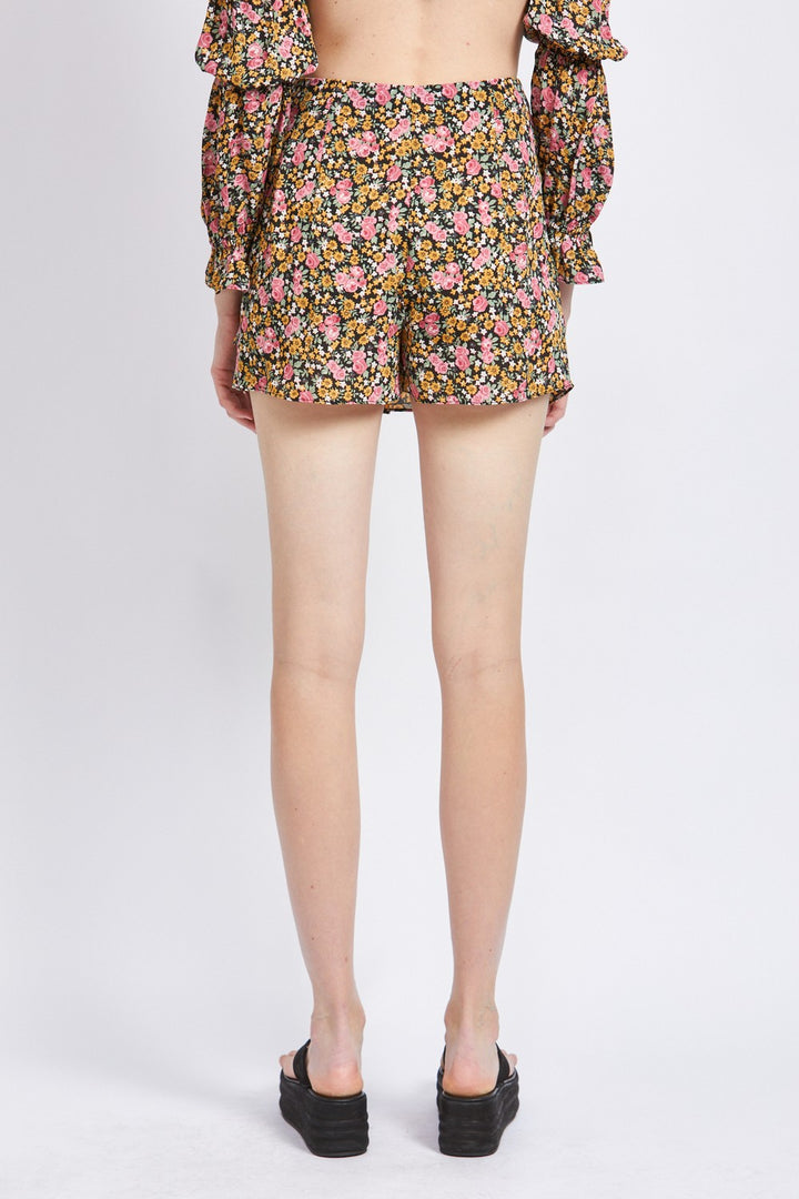 Ditsy Floral Ruffled Skort