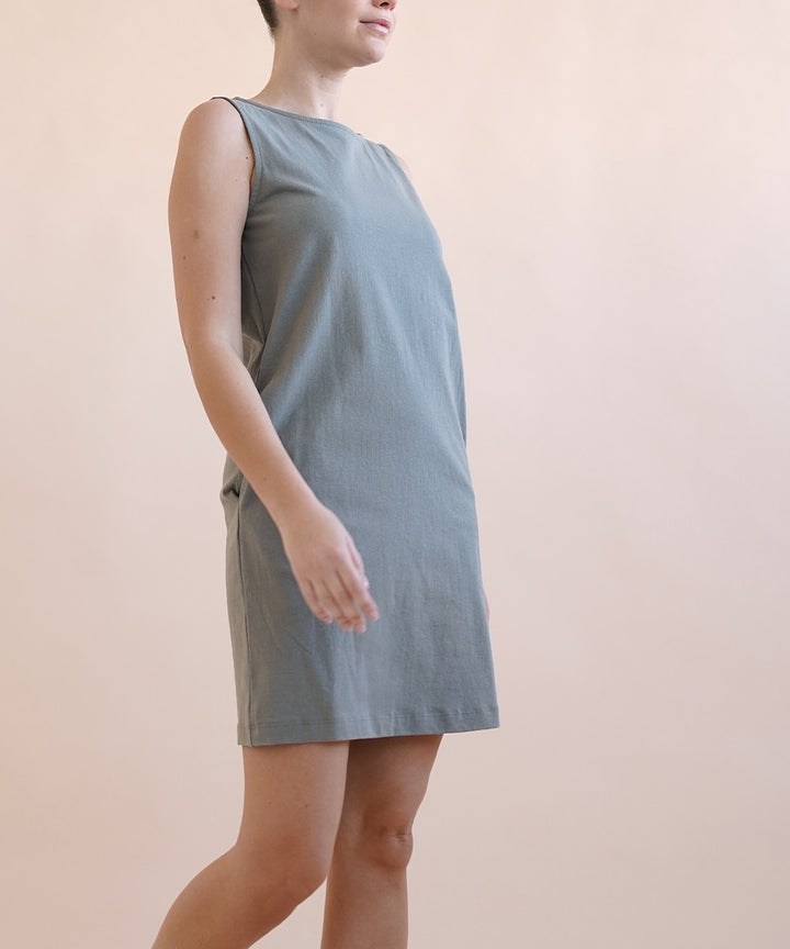 Sleeveless Cotton Dress