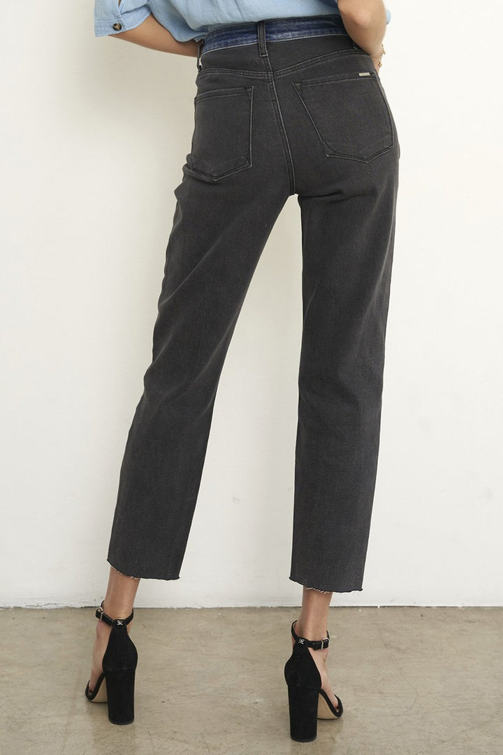 Light/Combo Black Denim Combo Jeans