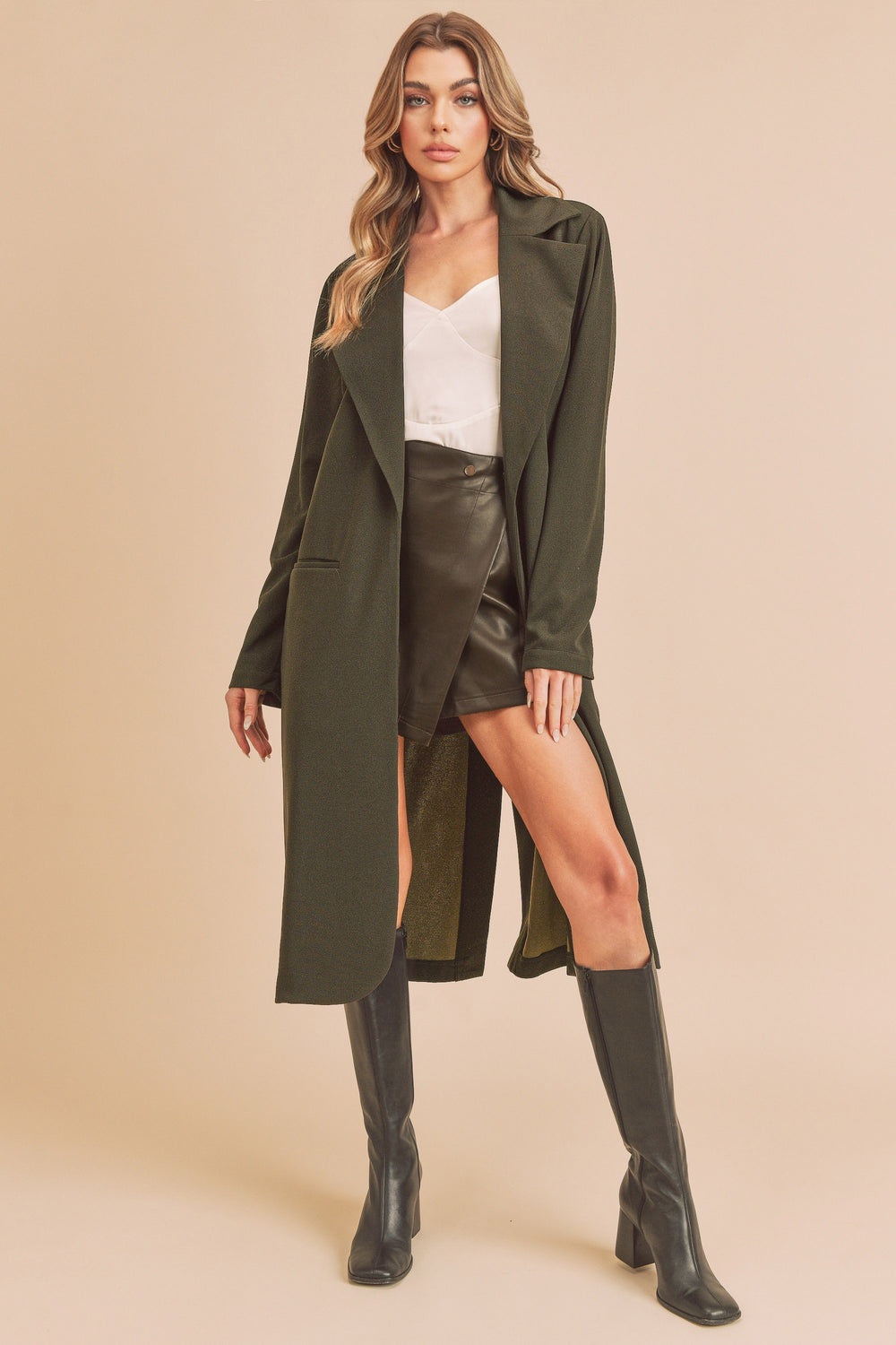 Burgundy Jaslyn Coat