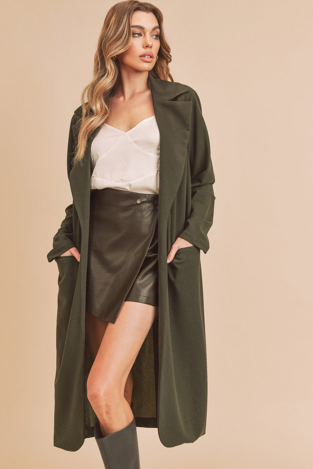Burgundy Jaslyn Coat
