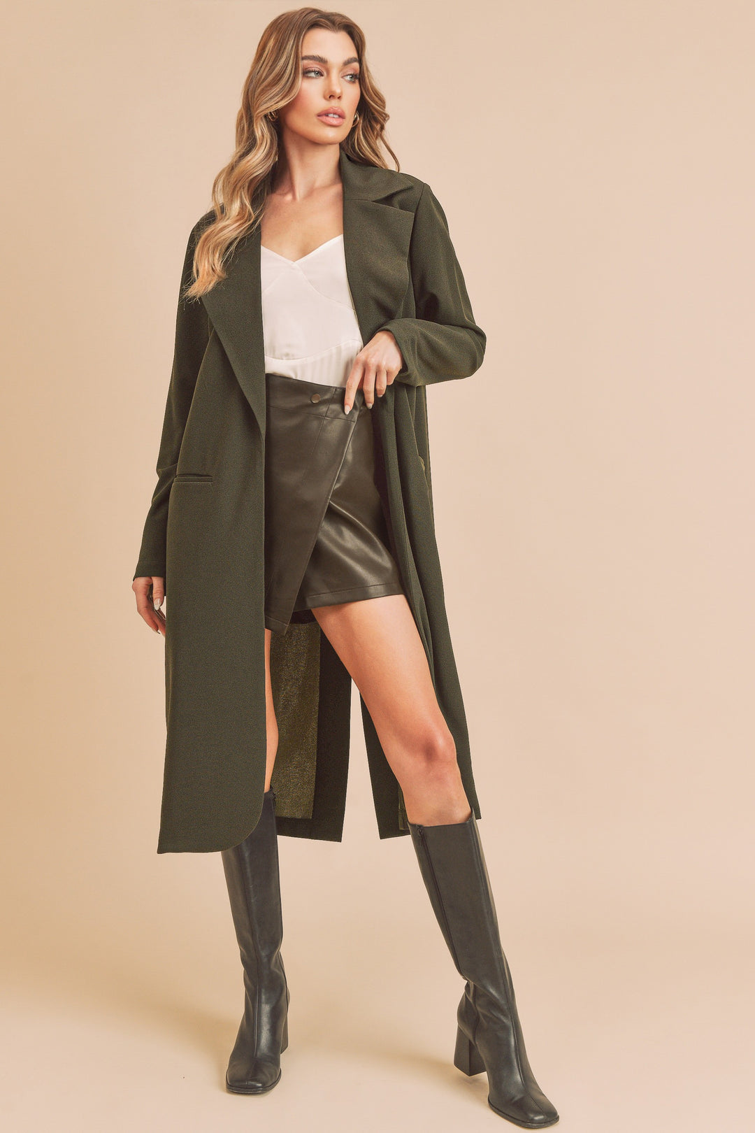 Burgundy Jaslyn Coat