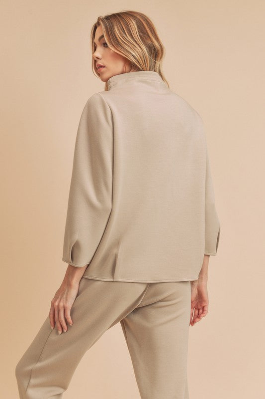 Charcoal Simi Top