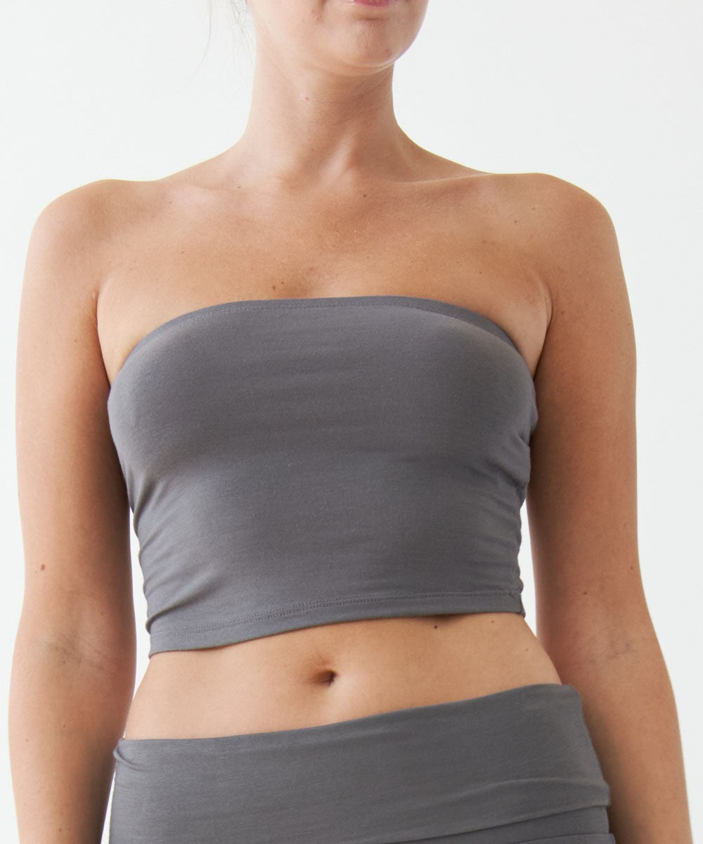 Olive Bamboo Tube Top New