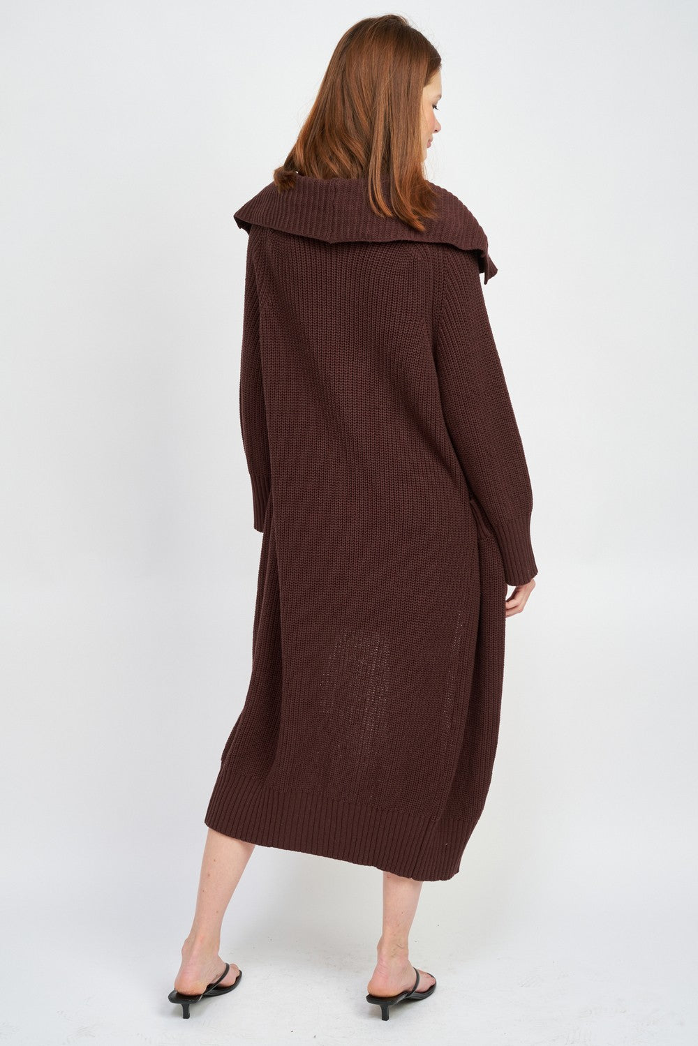 Lapel Corrar Maxi Cardigan