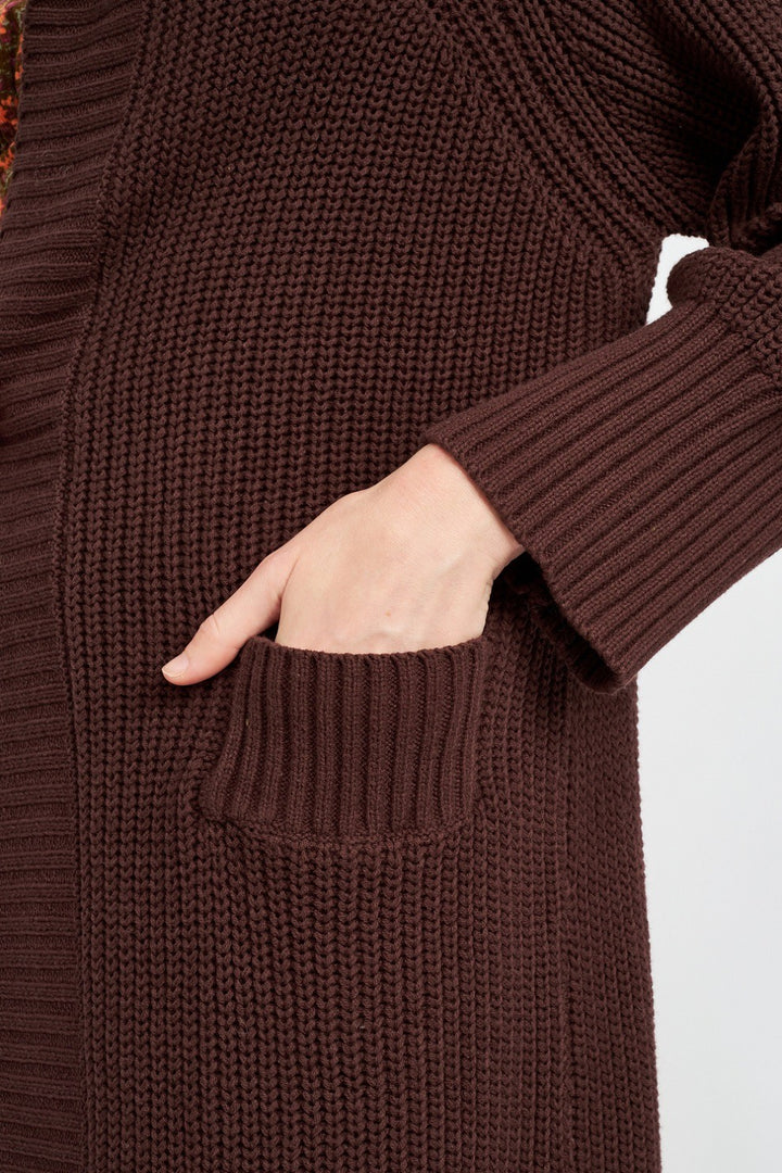Lapel Corrar Maxi Cardigan