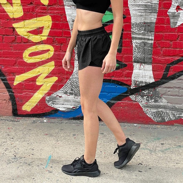 Arielle Athletic Shorts With Built In Compression