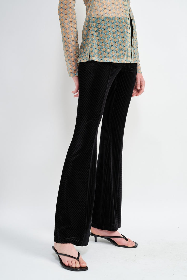 High Rise Flared Pants