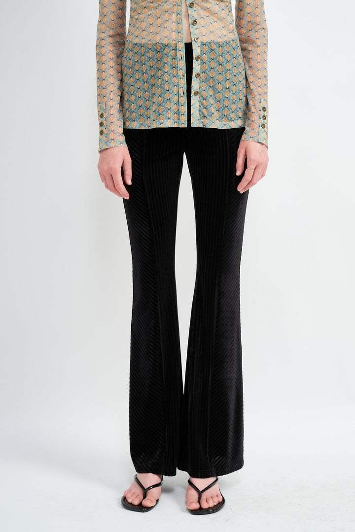 High Rise Flared Pants