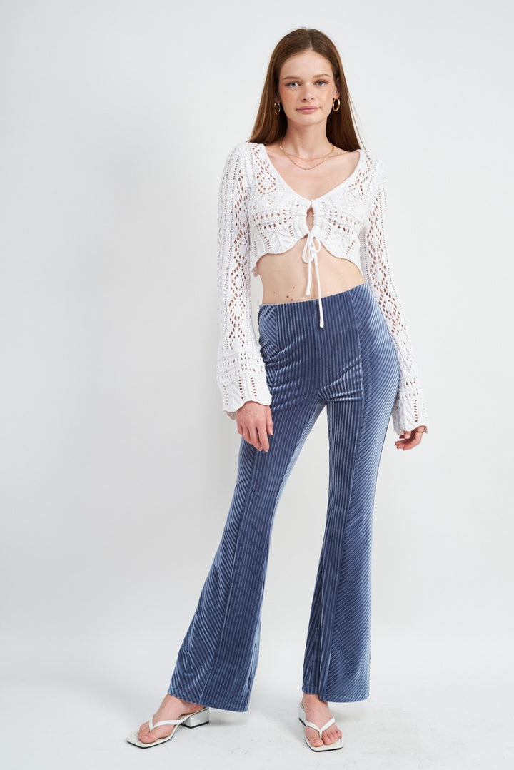 High Rise Flared Pants