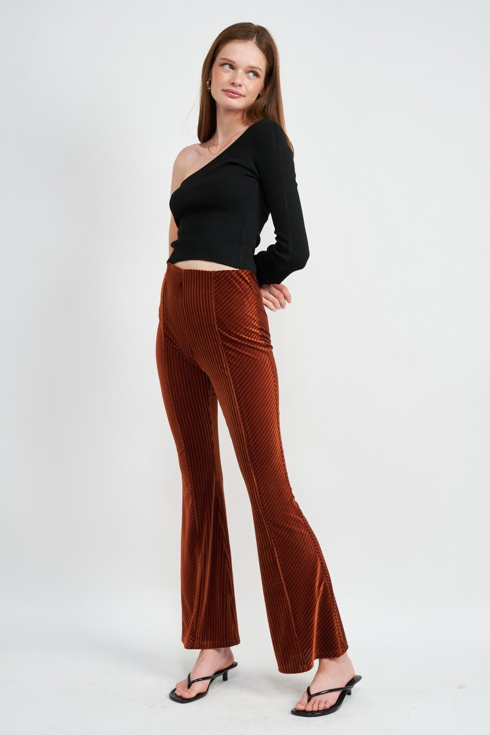 High Rise Flared Pants