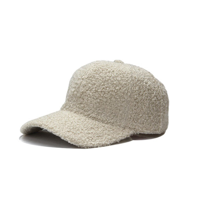 Boucle Sherpa Teddy Bear Knit Ball Cap | Anekay