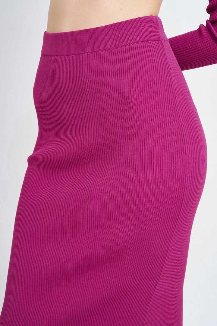 High Waist Midi Pincil Skirt