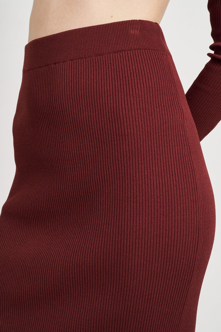 High Waist Midi Pincil Skirt