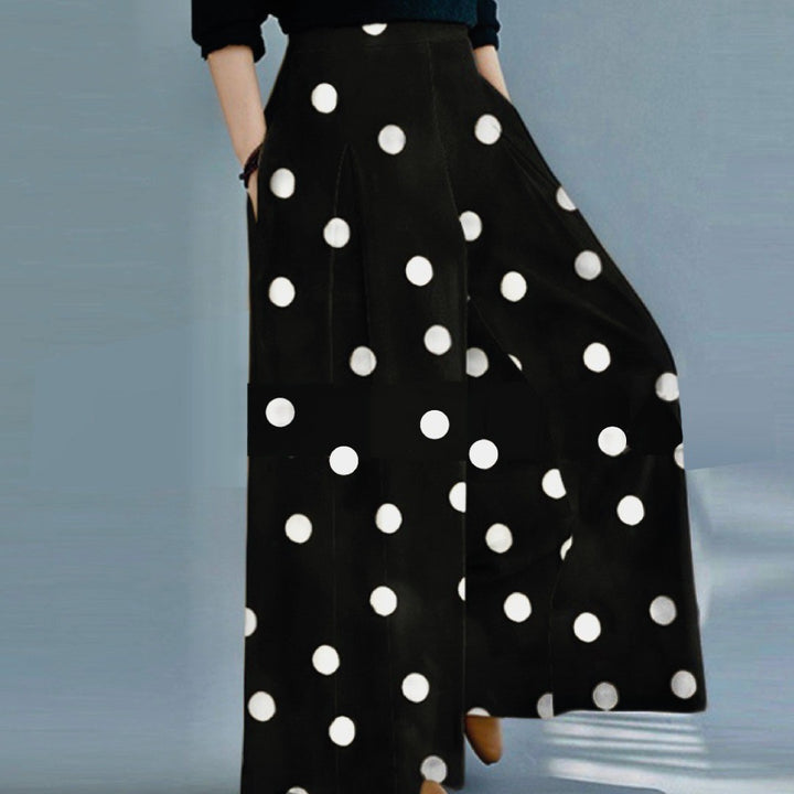 Black Polka Pants