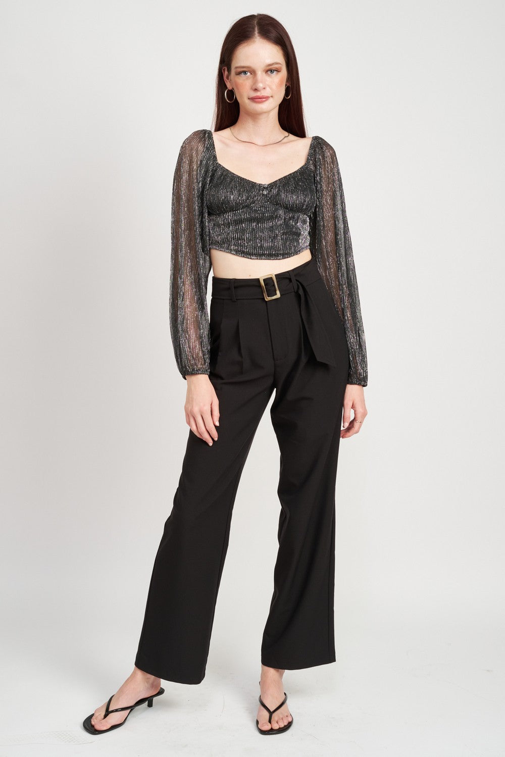 Boat Neck Bustier With Open Back