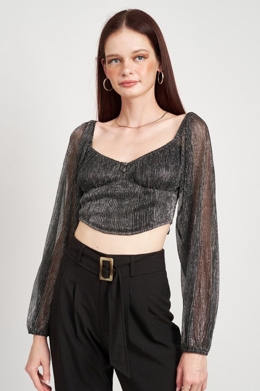 Boat Neck Bustier With Open Back