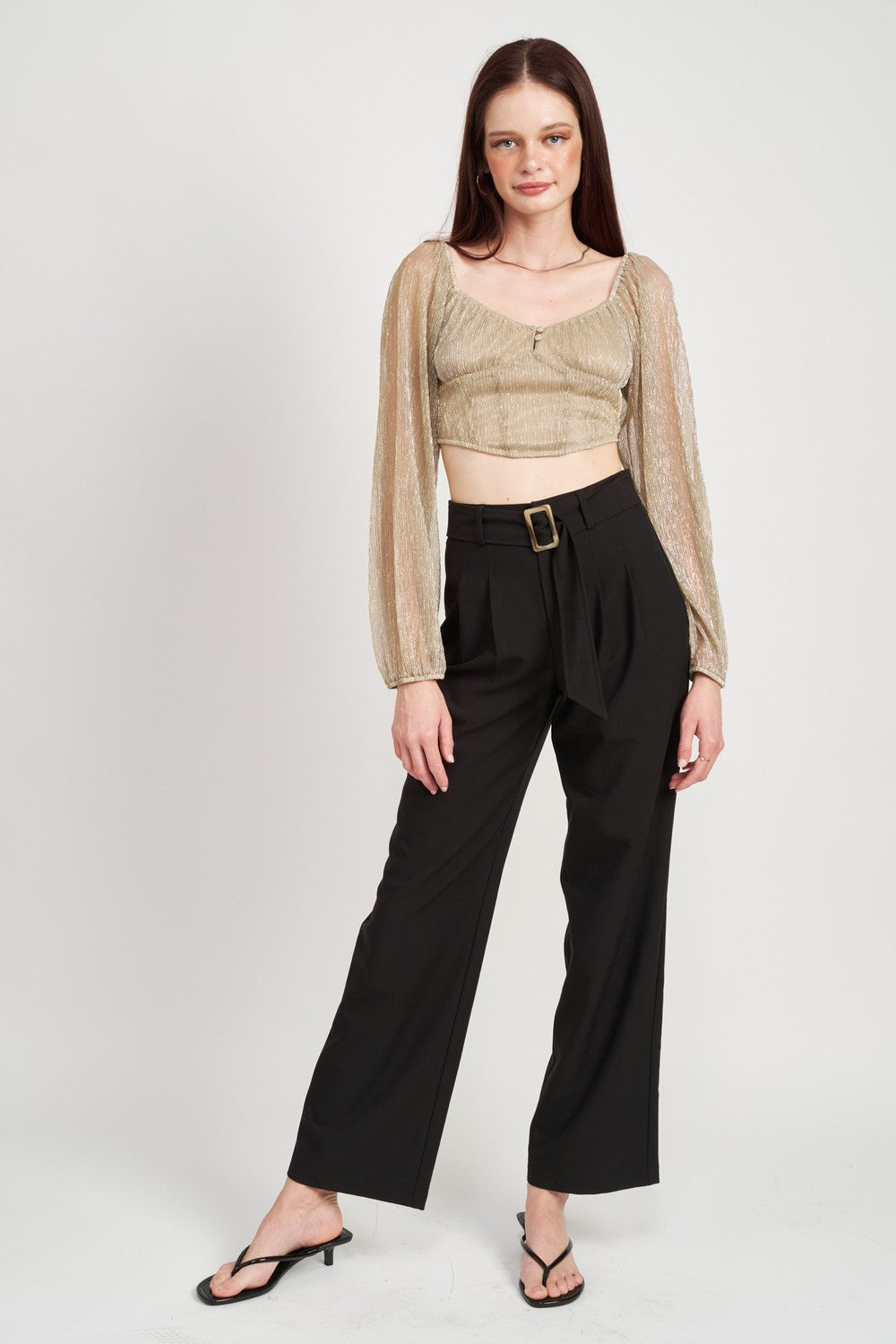 Natural Boat Neck Bustier With Open Back