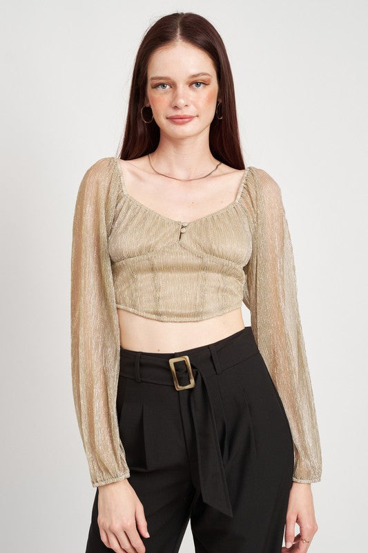 Black Boat Neck Bustier With Open Back