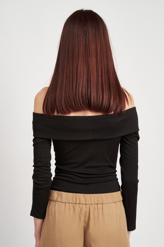 Twisted Off Shoulder Bodysuit