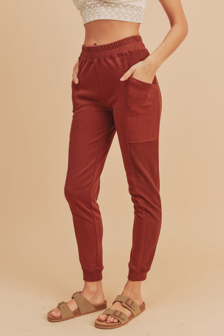 Wine Bree Jogger
