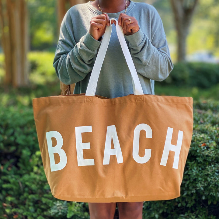 Let S Do Beach Canvas Tote