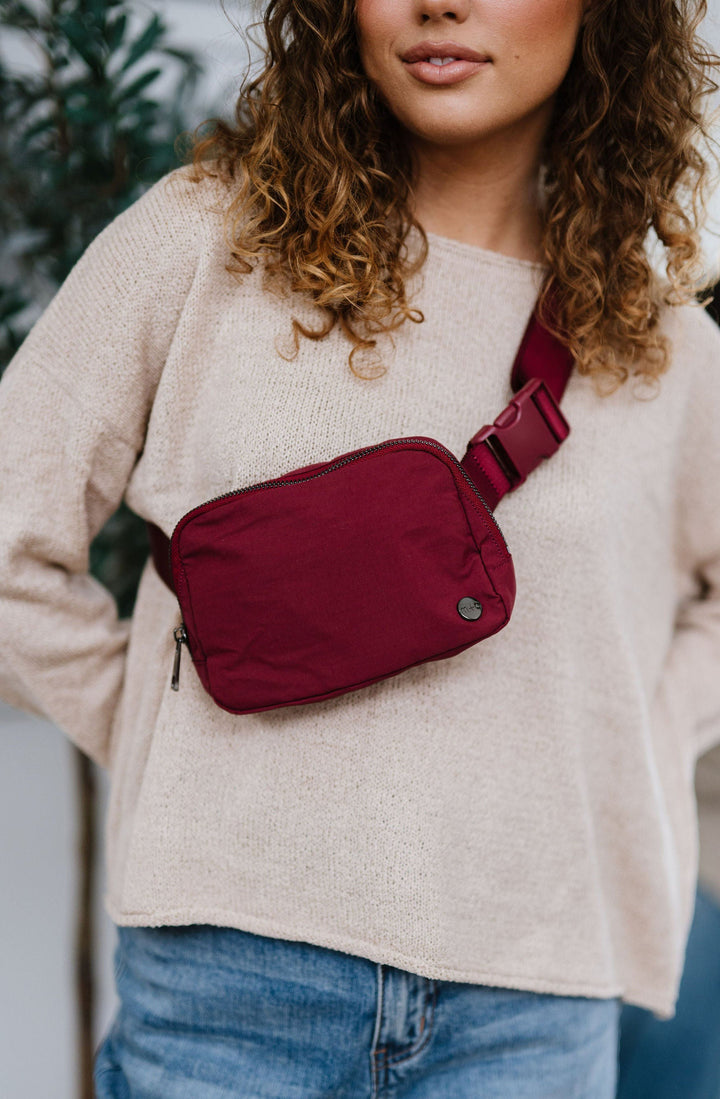 Dark Teal Madison Crossbody Belt Bag Fanny Pack