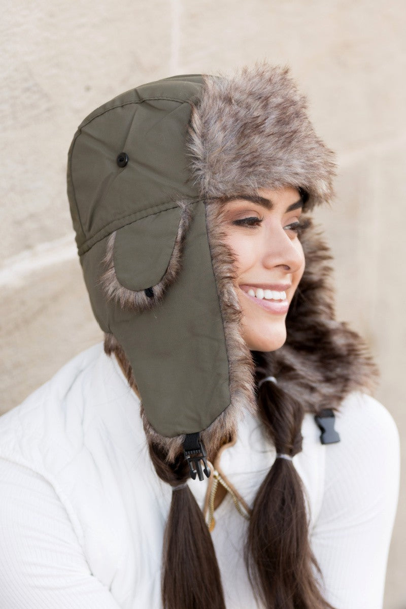 Navy Alpine Aviator Trapper