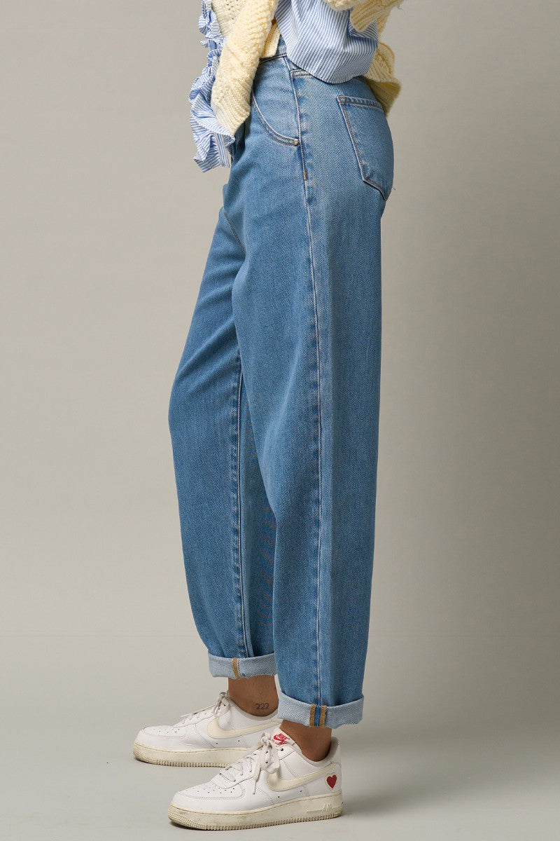 High Rise Premium Slouch Jeans