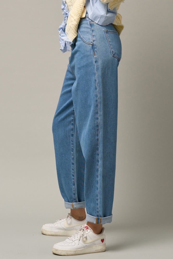 High Rise Premium Slouch Jeans