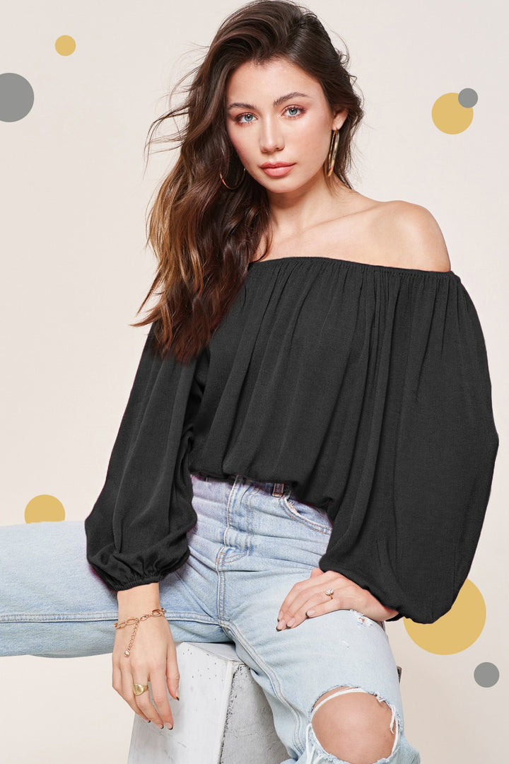 Black Jenna Top