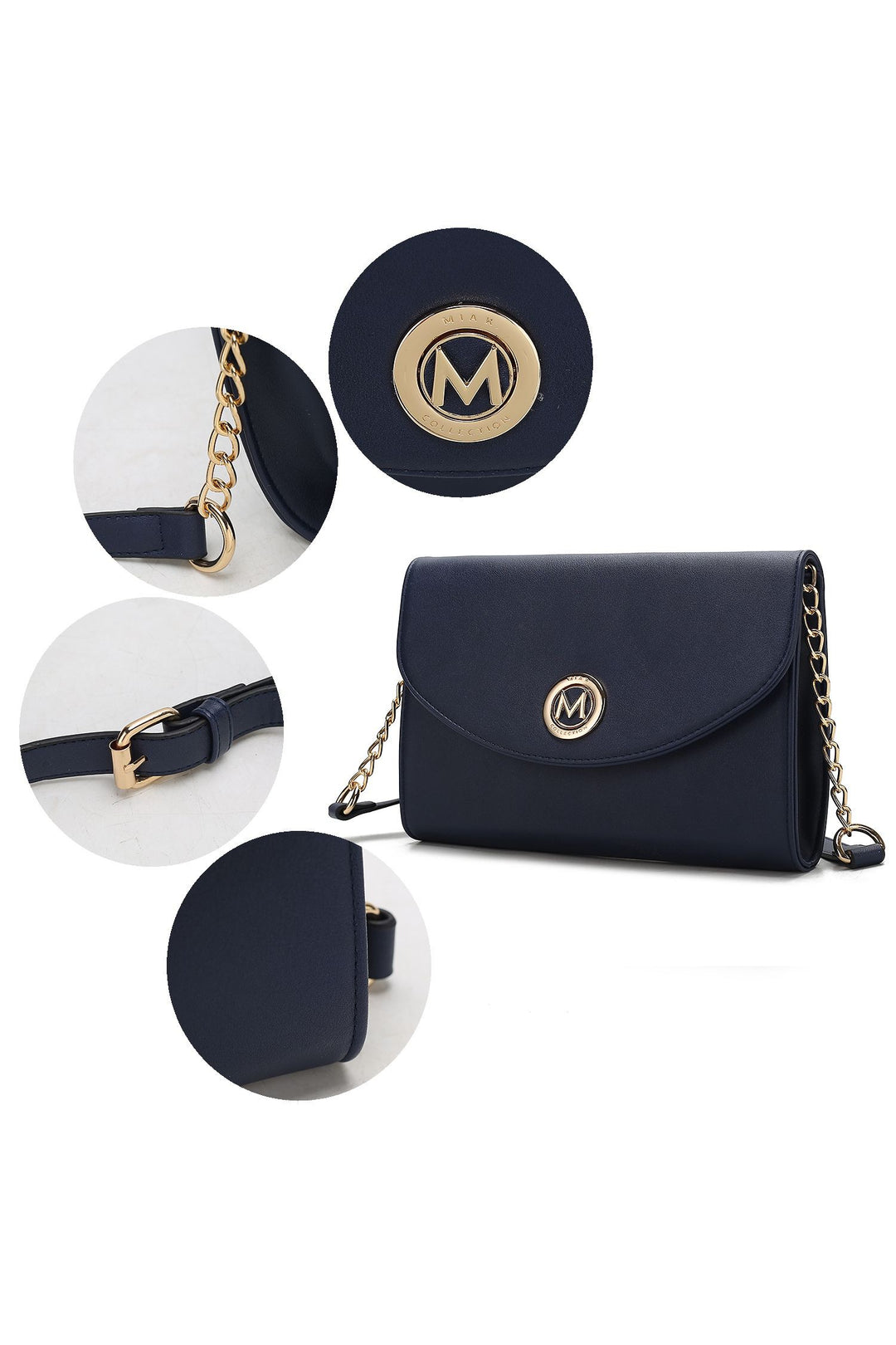 Brown Mkf Collection Andra Crossbody Handbag By Mia K