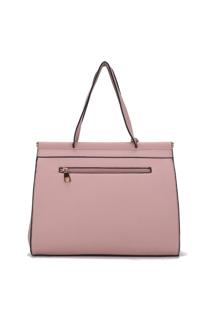 Mauve Mkf Collection Shelby Satchel With Wallet By Mia K