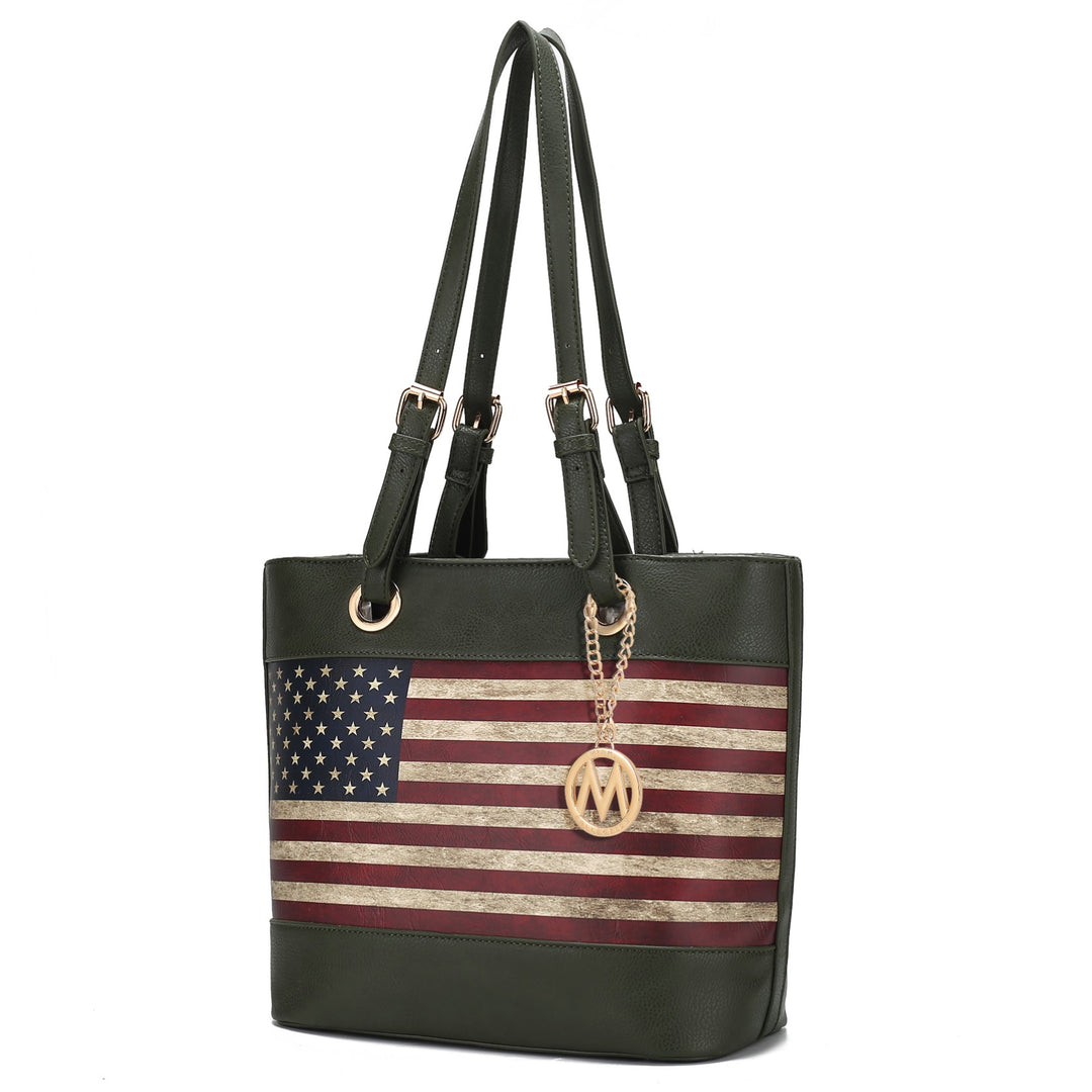 Mkf Collection Vera Flag Pattern Tote Bag By Mia K