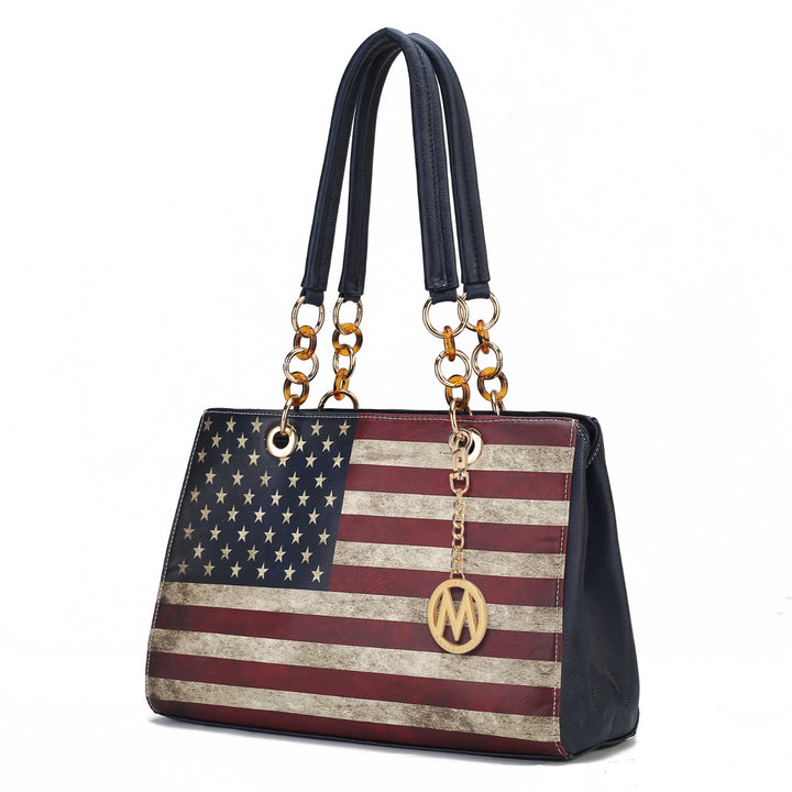 Mkf Collection Nevaeh Flag Women Shoulder By Mia K