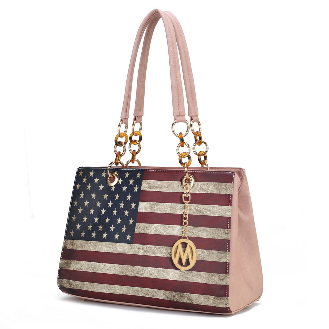 Mkf Collection Nevaeh Flag Women Shoulder By Mia K