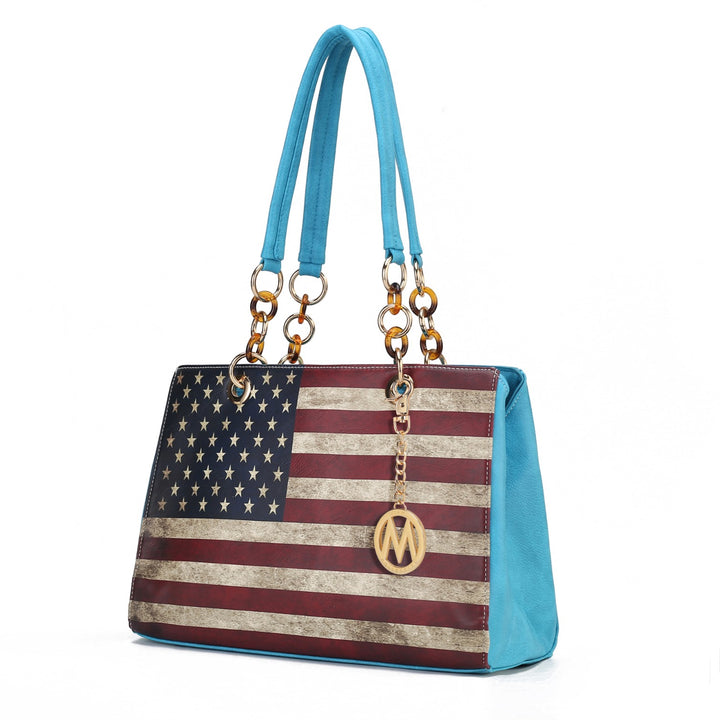 Mkf Collection Nevaeh Flag Women Shoulder By Mia K