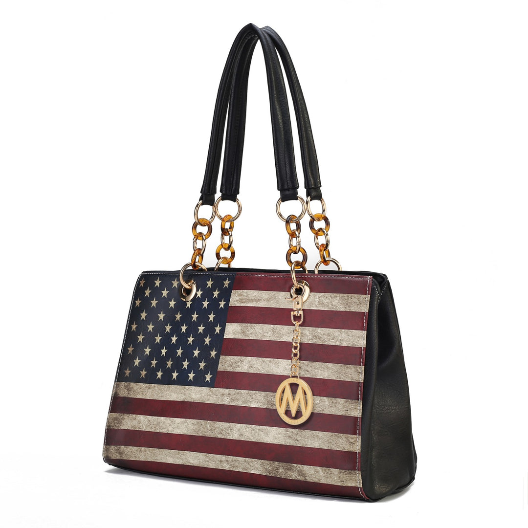 Rose Pink Mkf Collection Nevaeh Flag Women Shoulder By Mia K