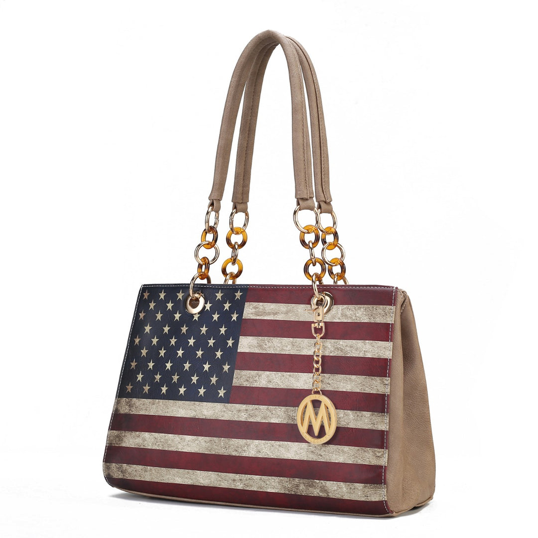 Mkf Collection Nevaeh Flag Women Shoulder By Mia K