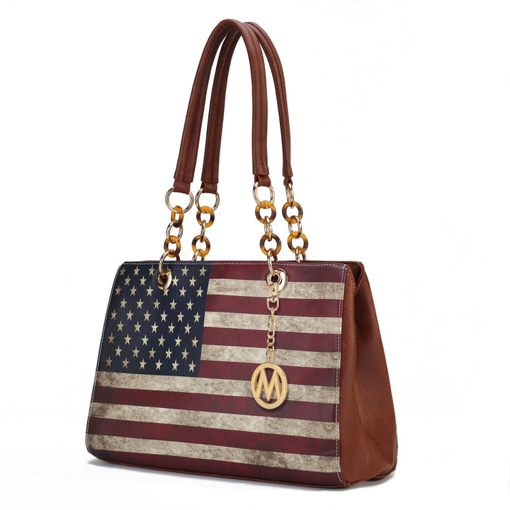 Mkf Collection Nevaeh Flag Women Shoulder By Mia K