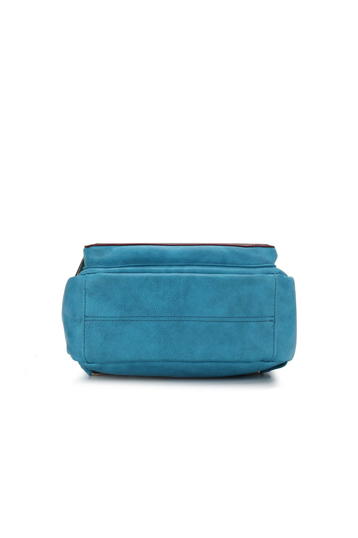 Green Mkf Collection Regina Flag Women Backpack By Mia K