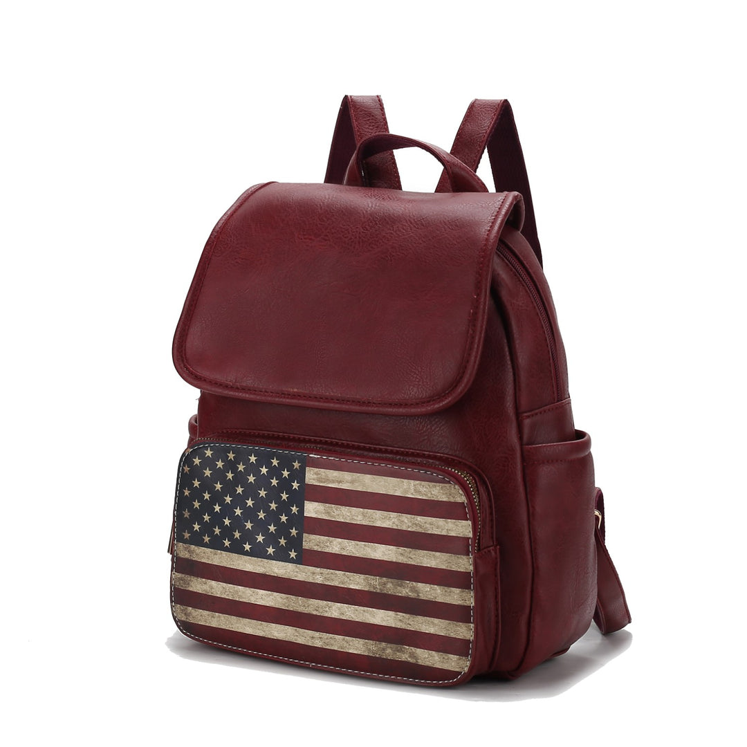 Tan Mkf Collection Regina Flag Women Backpack By Mia K